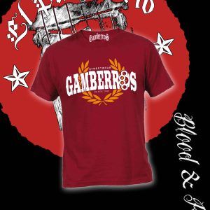 Camiseta Gamberros "Laurel Desde 2002" - Granate