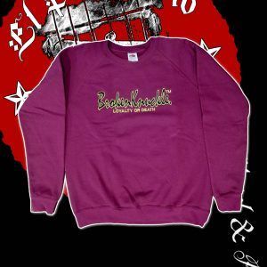 Sudadera Broken Knuckle "Loyalty Or Death" - Granate