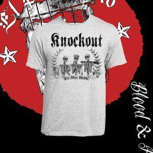 Camiseta Knockout "Esqueletos" - Gris