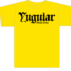 Camiseta Yugular "Ira y Ruido" - Amarilla