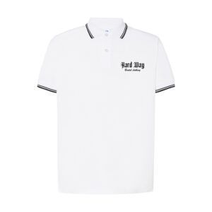 Polo Hard Way "ACAB" - Blanco