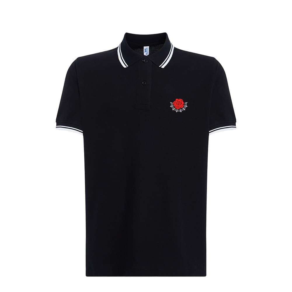 Polo Hard Way "Rosa" - Negro