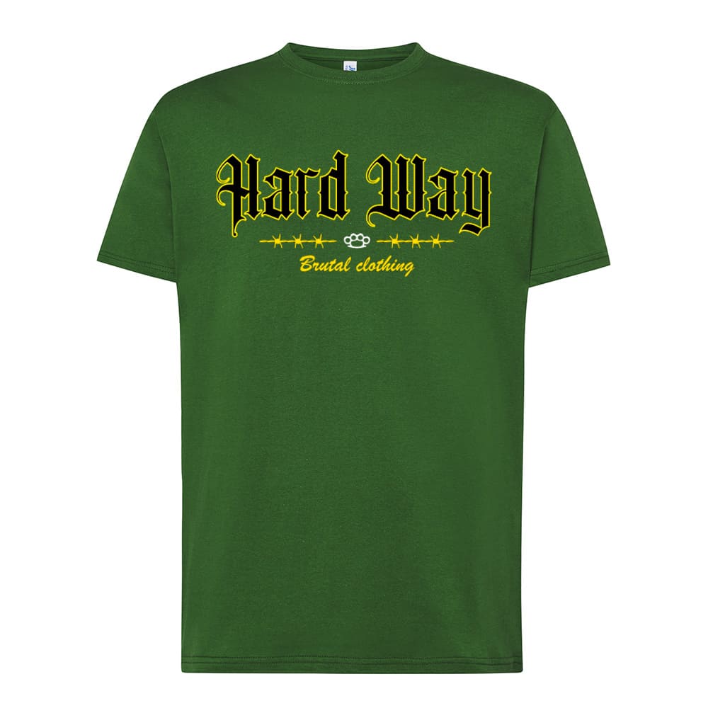 Camiseta Hard Way "Logo/Espino" - Verde