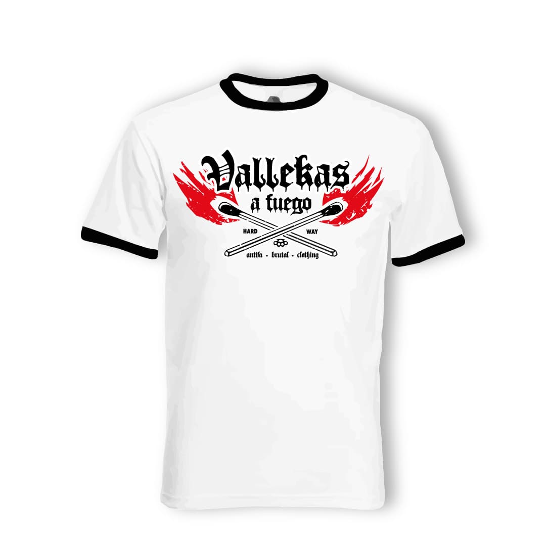 Camiseta Hard Way "Vallekas A Fuego"