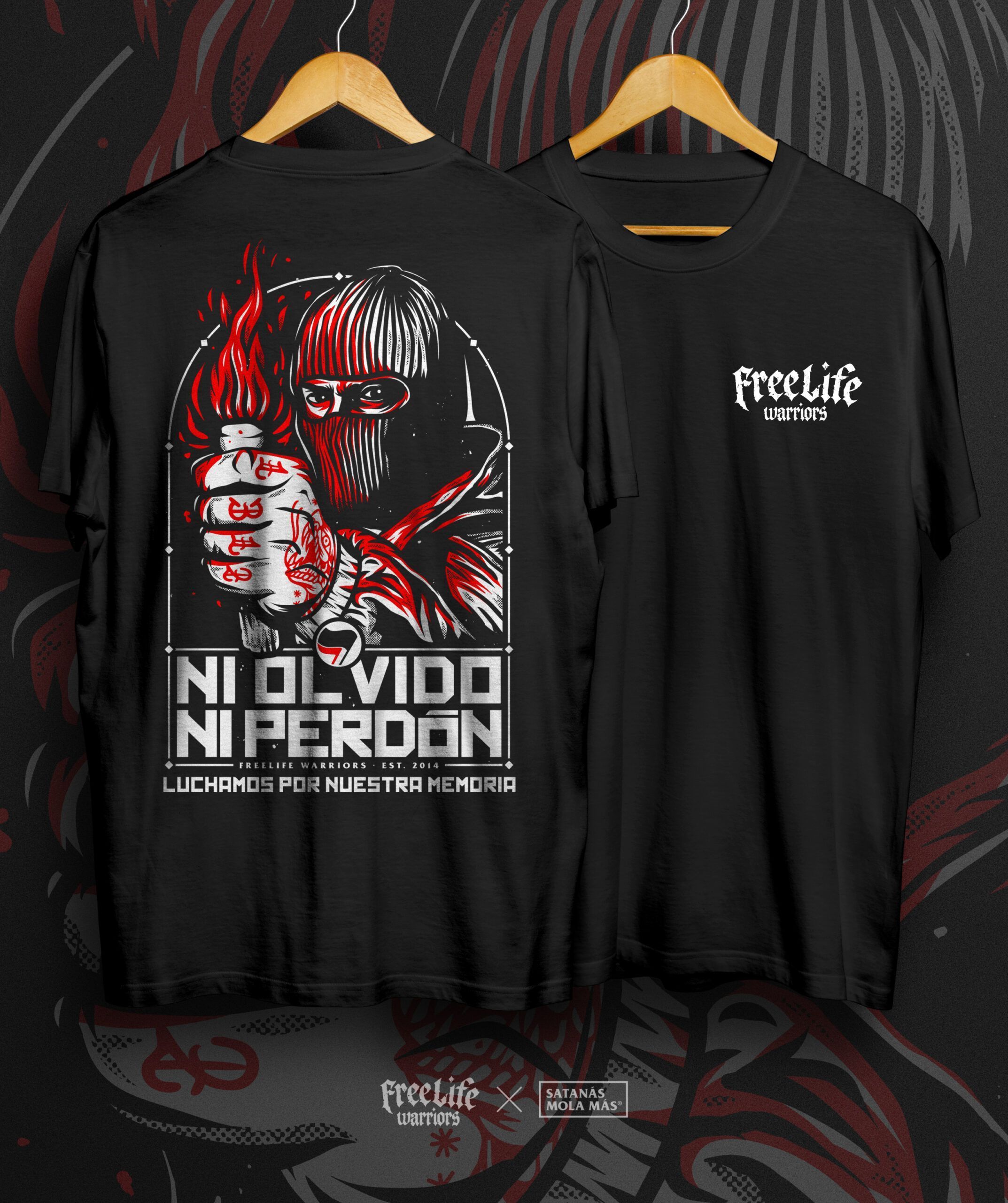 Camiseta FreeLife "Ni Olvido Ni Perdón"