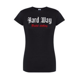 Camiseta Hard Way "Polilla" - Roja, Entallada