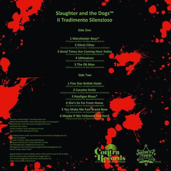 Slaughter And The Dogs "Il Tradimento Silenzioso" (The Silent Betrayal) - Imagen 2