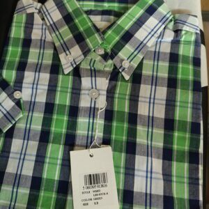 Camisa Relco Mujer "Cuadros Verdes"