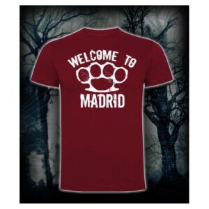 Camiseta Bloodsheds "Welcome to Madrid" - Granate