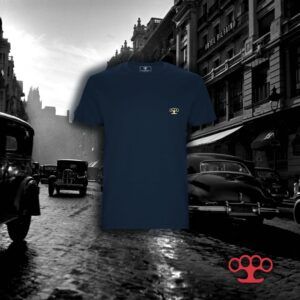 Camiseta Bloodsheds "Logo 3D Relieve " - Azul Marino