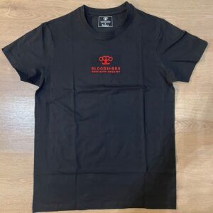 Camiseta BloodsHeds "Logo 3D Grande" - Logo Rojo