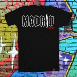 Camiseta Bloodsheds "Madrid Cuchillo" - Negra