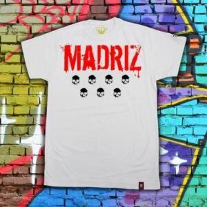 Camiseta BloodsHeds "Madriz Calaveras" - Blanco