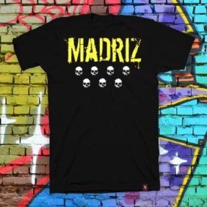 Camiseta BloodsHeds "Madriz Calaveras" - Negra