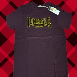 Camiseta Lonsdale Original "Grantate/Amarilla"