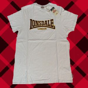 Camiseta Lonsdale Original "Blanca/Negra"