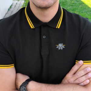 Polo Hard Way Bordado "Logo Telaraña"